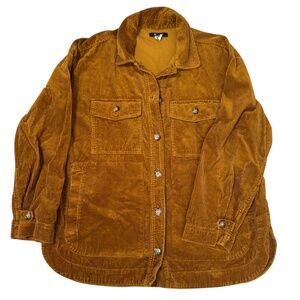 Madewell Corduroy Yorkway Shirt-Jacket Size M Grunge Cozy Streetwear